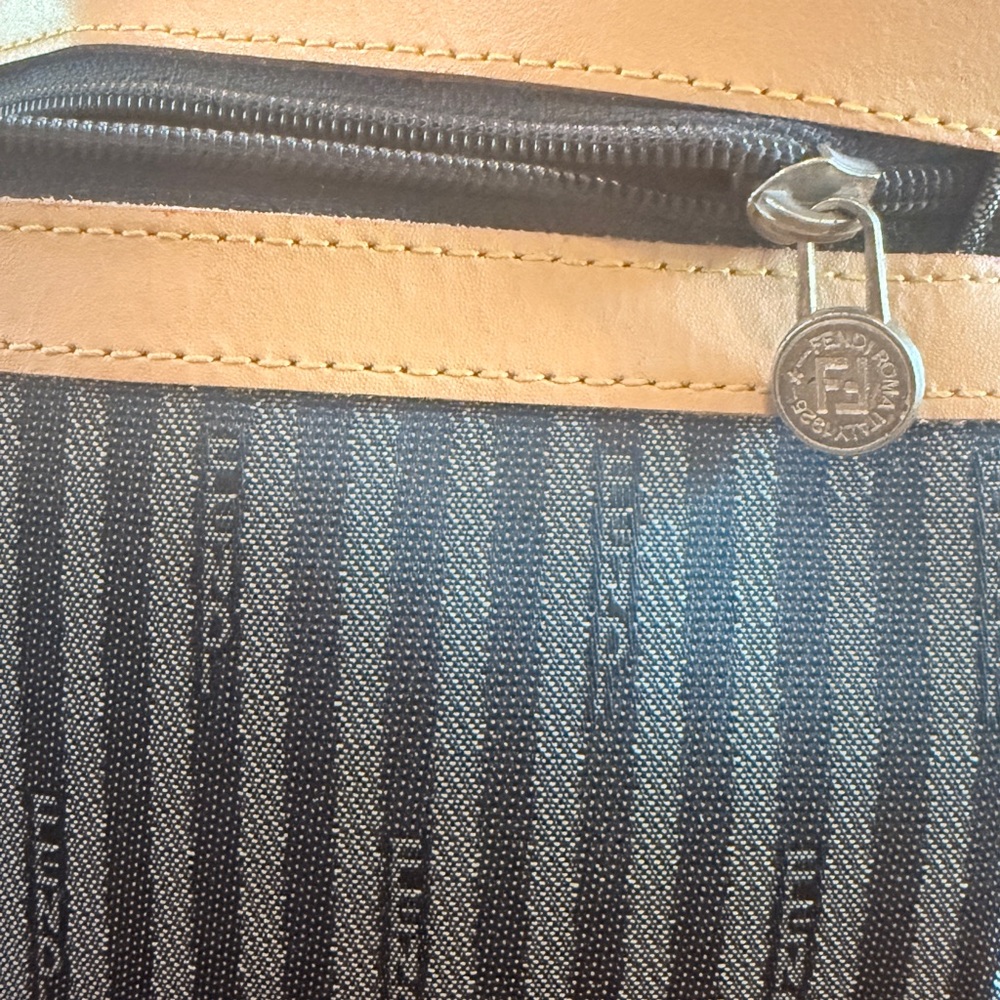 Vintage Fendi Pequin Stripe Tote Bag - Picture 15 of 15